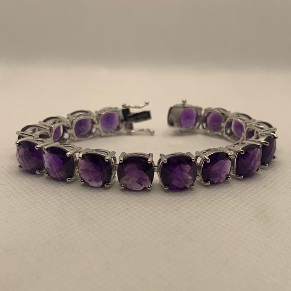 AFRICAN AMETHYST BRACELET - Picture 7 of 12